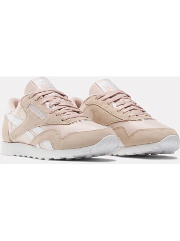 Reebok Skórzane sneakersy "Clasic Nylon" w kolorze jasnoróżowym