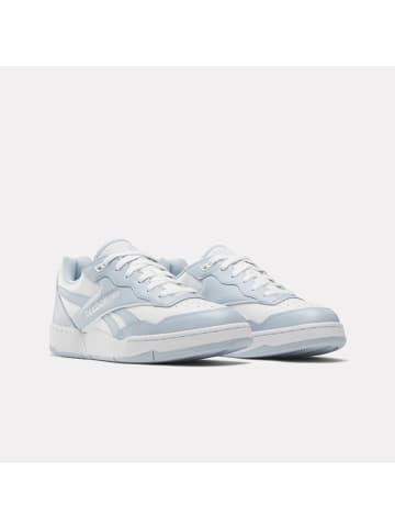 Reebok Skórzane sneakersy "BB 4000 II" w kolorze błękitno-białym