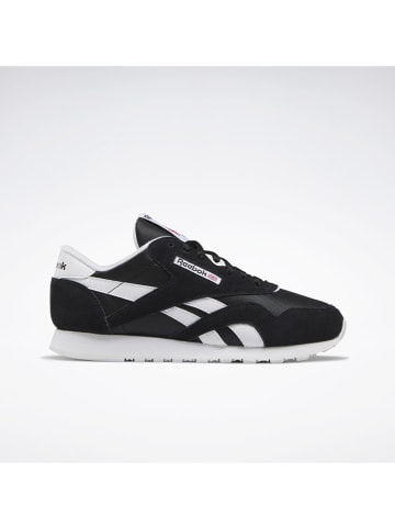 Reebok Leren sneakers "CL Nylon" zwart
