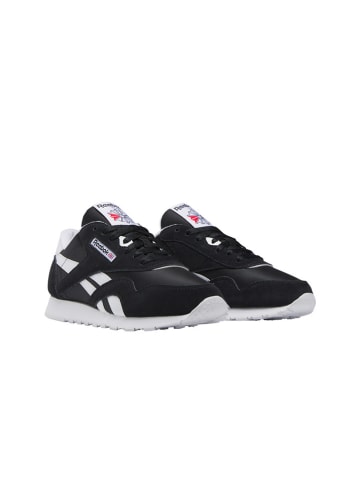 Reebok Leren sneakers "CL Nylon" zwart