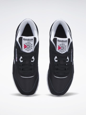 Reebok Leren sneakers "CL Nylon" zwart