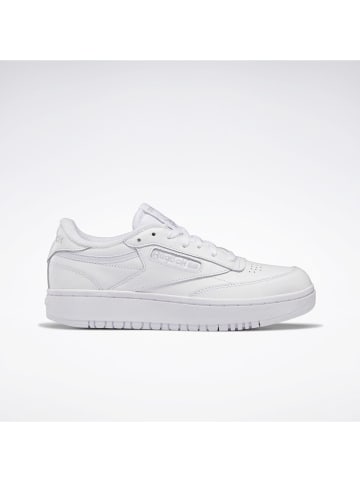 Reebok Leder-Sneakers "Club C Double" in Weiß