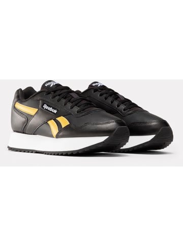 Reebok Leren sneakers "Glide Ripple Double" zwart/geel