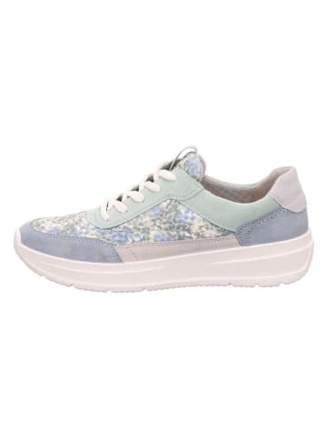 Legero Leder-Sneakers "Sprinter" in Blau/ Bunt