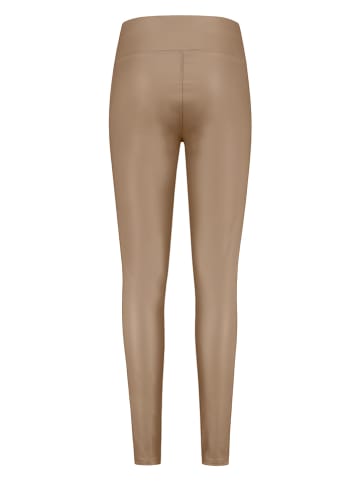 Sublevel Legginsy termiczne w kolorze beżowym
