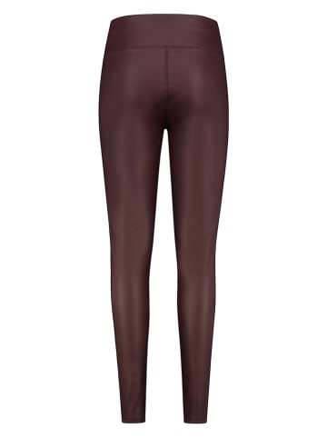 Sublevel Legginsy termiczne w kolorze bordowym