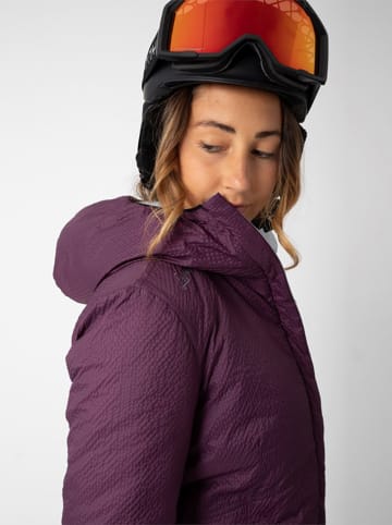 LaMunt Wende-Steppjacke in Lila/ Grau