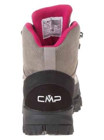 CMP Leder-Trekkingboots "Dhenieb" in Grau/ Schwarz/ Pink