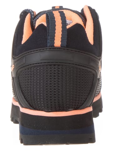 CMP Leren trekkingschoenen "Moon Low" zwart/oranje