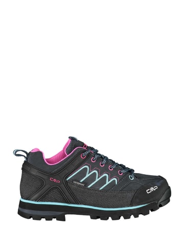 CMP Leren trekkingschoenen "Moon" antraciet/zwart/roze