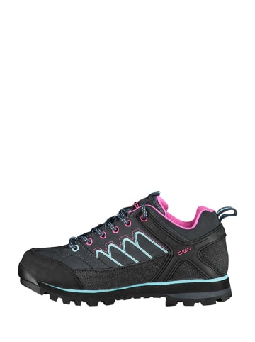 CMP Leren trekkingschoenen "Moon" antraciet/zwart/roze