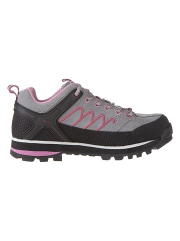 CMP Leder-Trekkingschuhe "Moon Low" in Grau/ Rosa