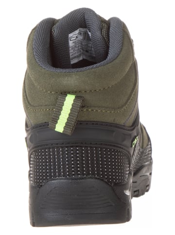 CMP Leder-Trekkingboots "Rigel Mid" in Khaki/ Schwarz