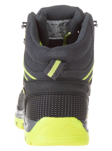 cmp Leder-Trekkingboots "Rigel Mid" in Anthrazit/ Gelb
