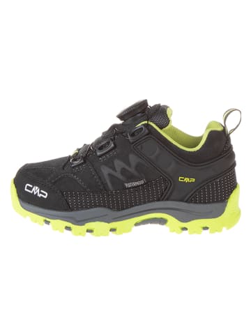 CMP Leren trekkingschoenen "Kiruna Low" antraciet/geel
