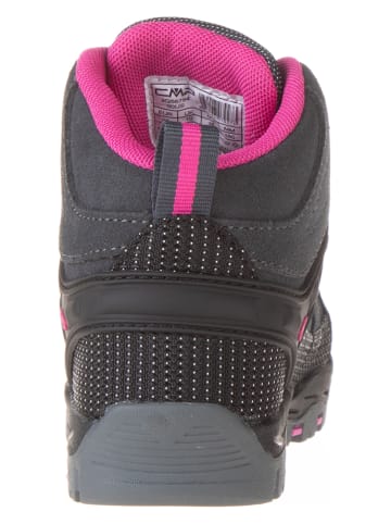 CMP Leren trekkingschoenen "Kiruna Mid" antraciet/roze