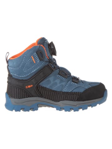CMP Leren trekkingschoenen "Kiruna Mid" blauw/zwart