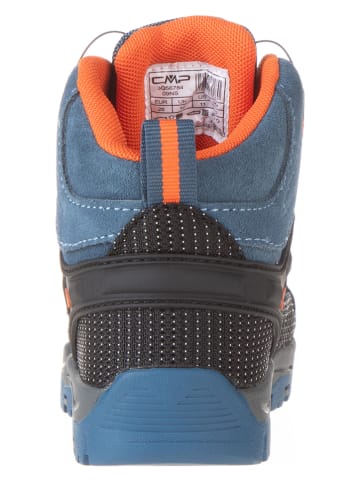CMP Leder-Trekkingboots "Kiruna Mid" in Blau/ Schwarz