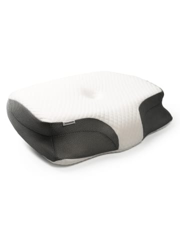 InnovaGoods 3-in-1 nekkussen wit/grijs - (L)55,5 x (B)40 cm