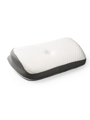 InnovaGoods Poduszka 3w1 w kolorze biało-szarym pod szyję - 55,5 x 40 cm