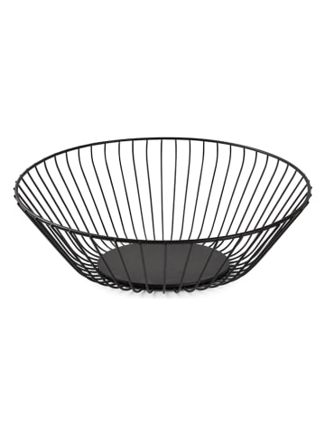 Salt and Pepper Dekokorb "Loft" in Schwarz - (H)14 x Ø 33 cm