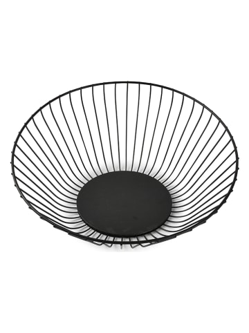 Salt and Pepper Dekokorb "Loft" in Schwarz - (H)14 x Ø 33 cm