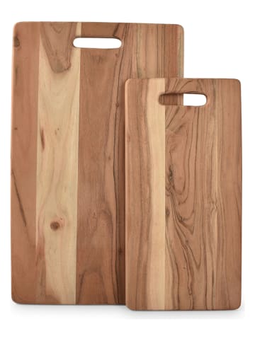Salt and Pepper Serveerplank "Serve&Share" lichtbruin - (L)50 x (B)30 cm