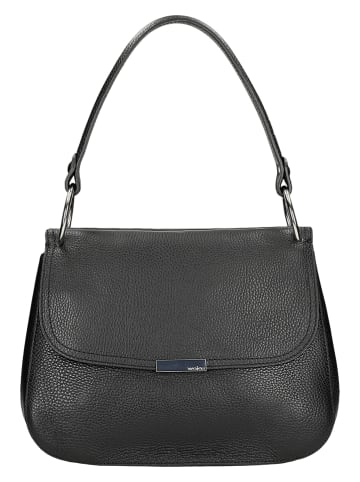 Wojas Skórzana torebka w kolorze czarnym - 31 x 23 x 11 cm