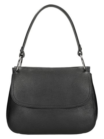 Wojas Skórzana torebka w kolorze czarnym - 31 x 23 x 11 cm