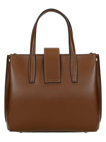 Wojas Leder-Henkeltasche in Braun - (B)24 x (H)20 x (T)12 cm