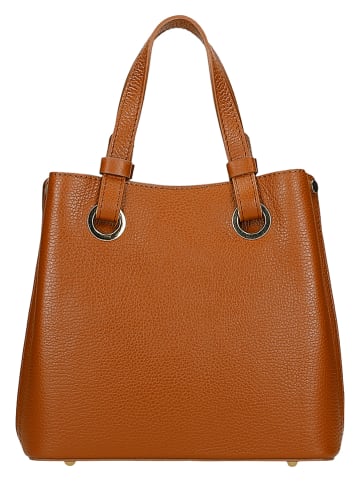 Wojas Leder-Henkeltasche in Hellbraun - (B)25 x (H)23 x (T)12 cm