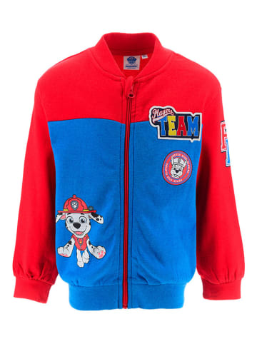 Paw Patrol Sweatjacke "Paw Patrol" in Rot/ Blau