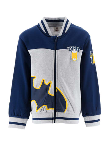 Batman Sweatjacke "Batman" in Grau/ Dunkelblau