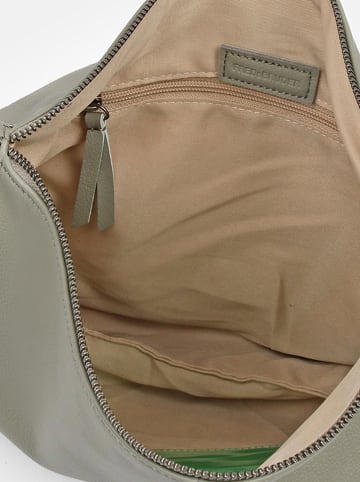 FREDs BRUDER Leder-Shopper in Grau - (B)40 x (H)35 x (T)7 cm