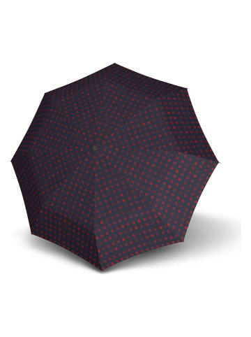 Knirps Parasol w kolorze czarno-czerwonym
