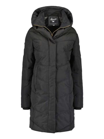 Geographical Norway Doorgestikte mantel "Djamila" zwart