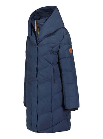 Geographical Norway Płaszcz pikowany "Djamila" w kolorze granatowym