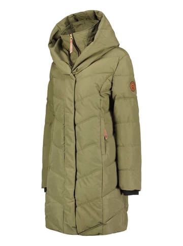 Geographical Norway Doorgestikte mantel "Djamila" kaki