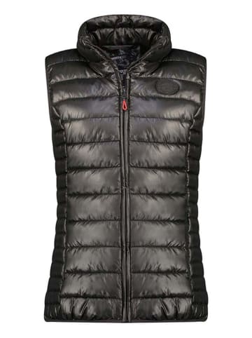 Geographical Norway Kamizelka pikowana "Annecy" w kolorze czarnym