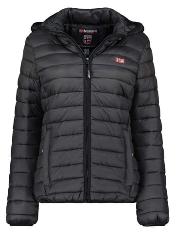 Geographical Norway Steppjacke "Atika" in Schwarz