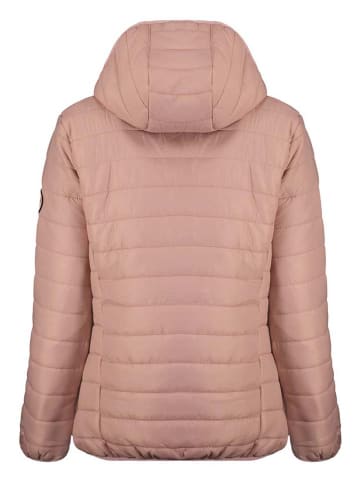 Geographical Norway Doorgestikte jas "Atika" lichtroze
