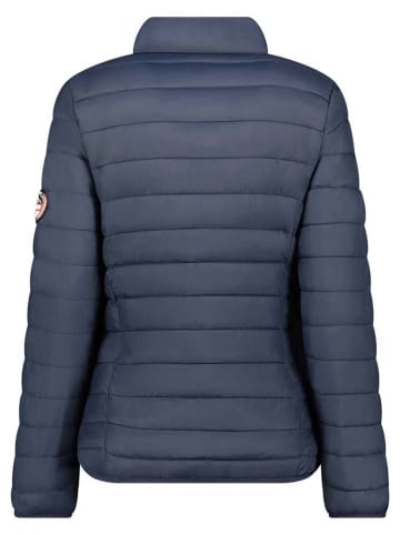 Geographical Norway Doorgestikte jas "Atika" donkerblauw