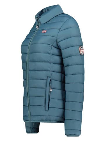 Geographical Norway Doorgestikte jas "Atika" petrol