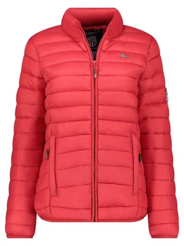 Geographical Norway Kurtka pikowana "Atika" w kolorze czerwonym
