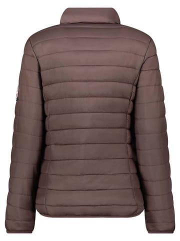 Geographical Norway Doorgestikte jas "Atika" bruin