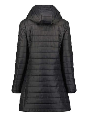 Geographical Norway Doorgestikte mantel "Atika" zwart