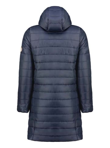 Geographical Norway Płaszcz pikowany "Atika" w kolorze granatowym