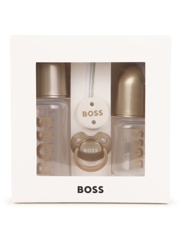 Hugo Boss Kids 3tlg. Babyflaschen-Set in Gold