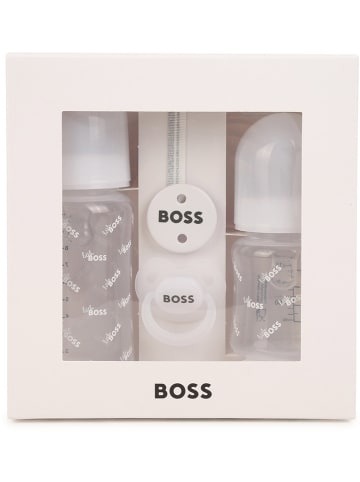 Hugo Boss Kids 3tlg. Babyflaschen-Set in Weiß