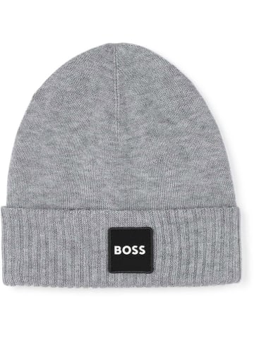 Hugo Boss Kids Beanie in Graun